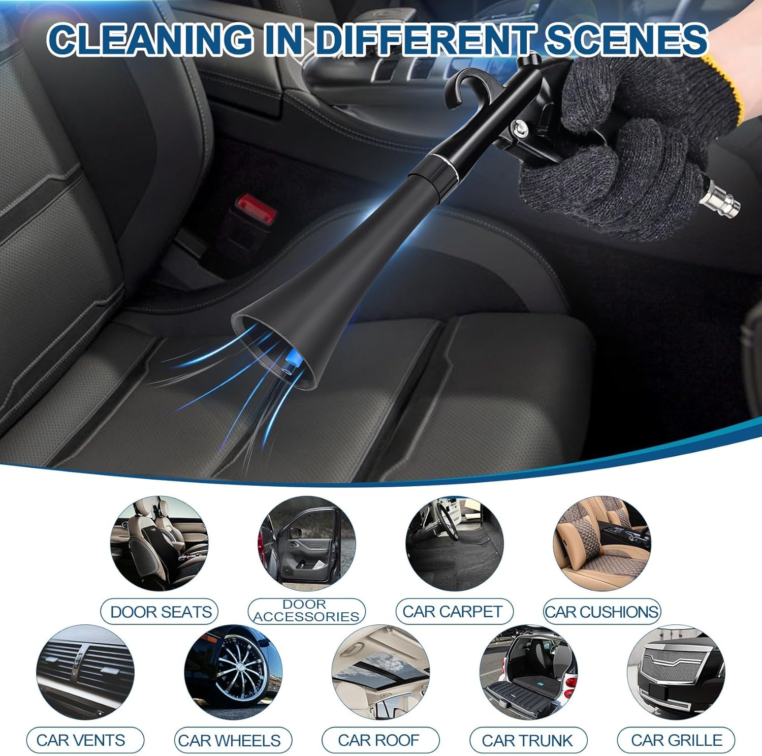Mroace High Pressure Car Detailing Air Blow Gun
