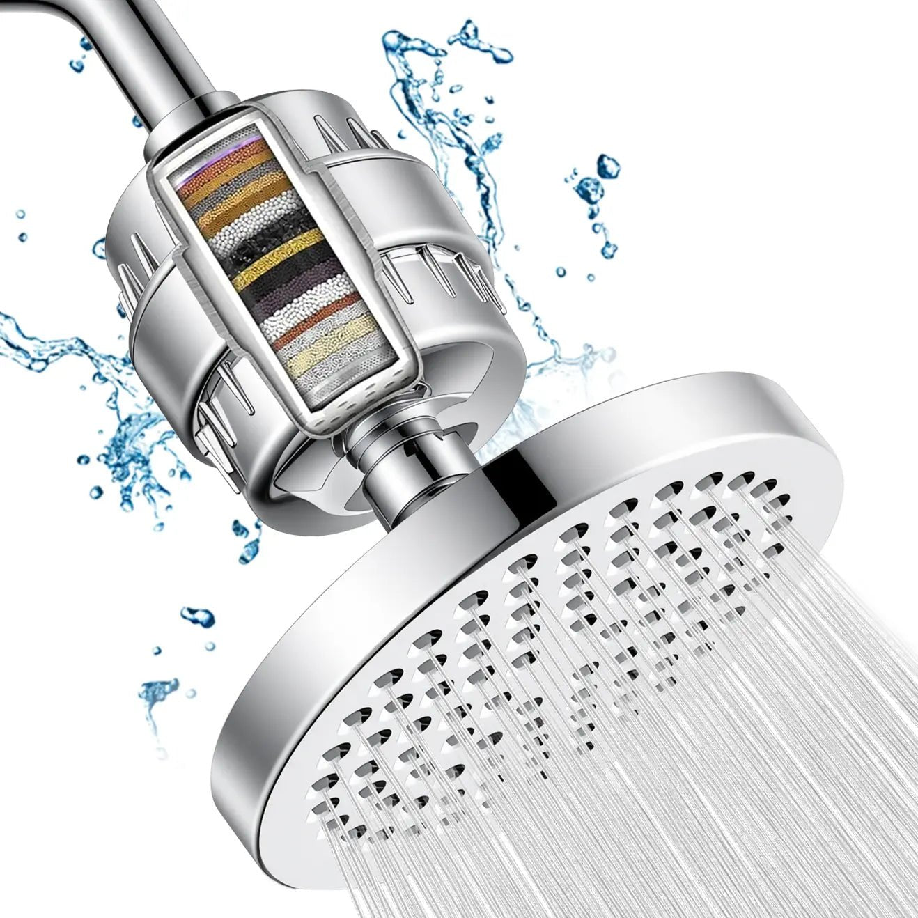 Mroace High Pressure Filtered Shower Head Set