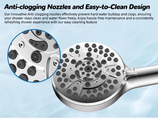 Mroace High Pressure Rainfall Shower Head Combo with Handheld Sprayer