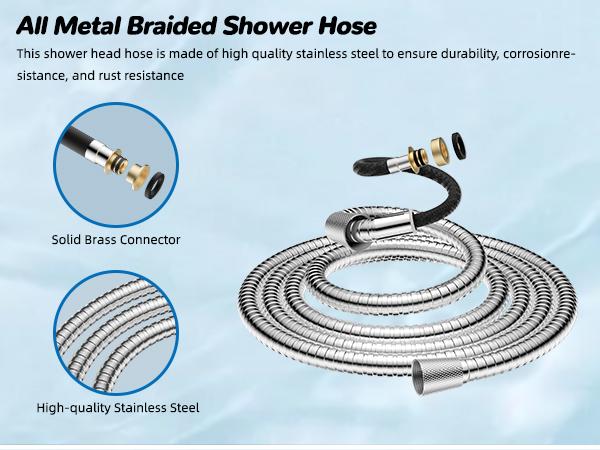 Mroace High Pressure Rainfall Shower Head Combo with Handheld Sprayer