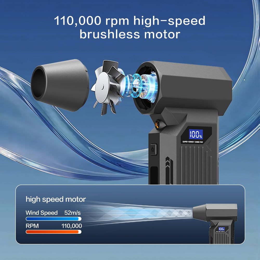 Mroace High Velocity Portable Turbo Fan