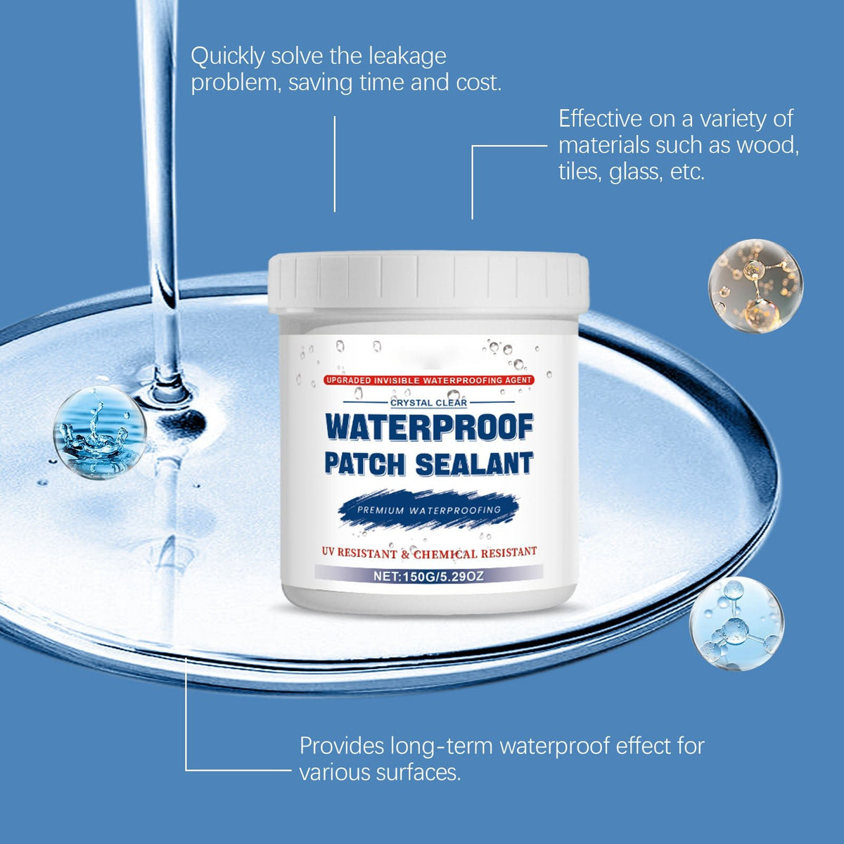 Mroace Highly Effective Clear Waterproof Coating Kit
