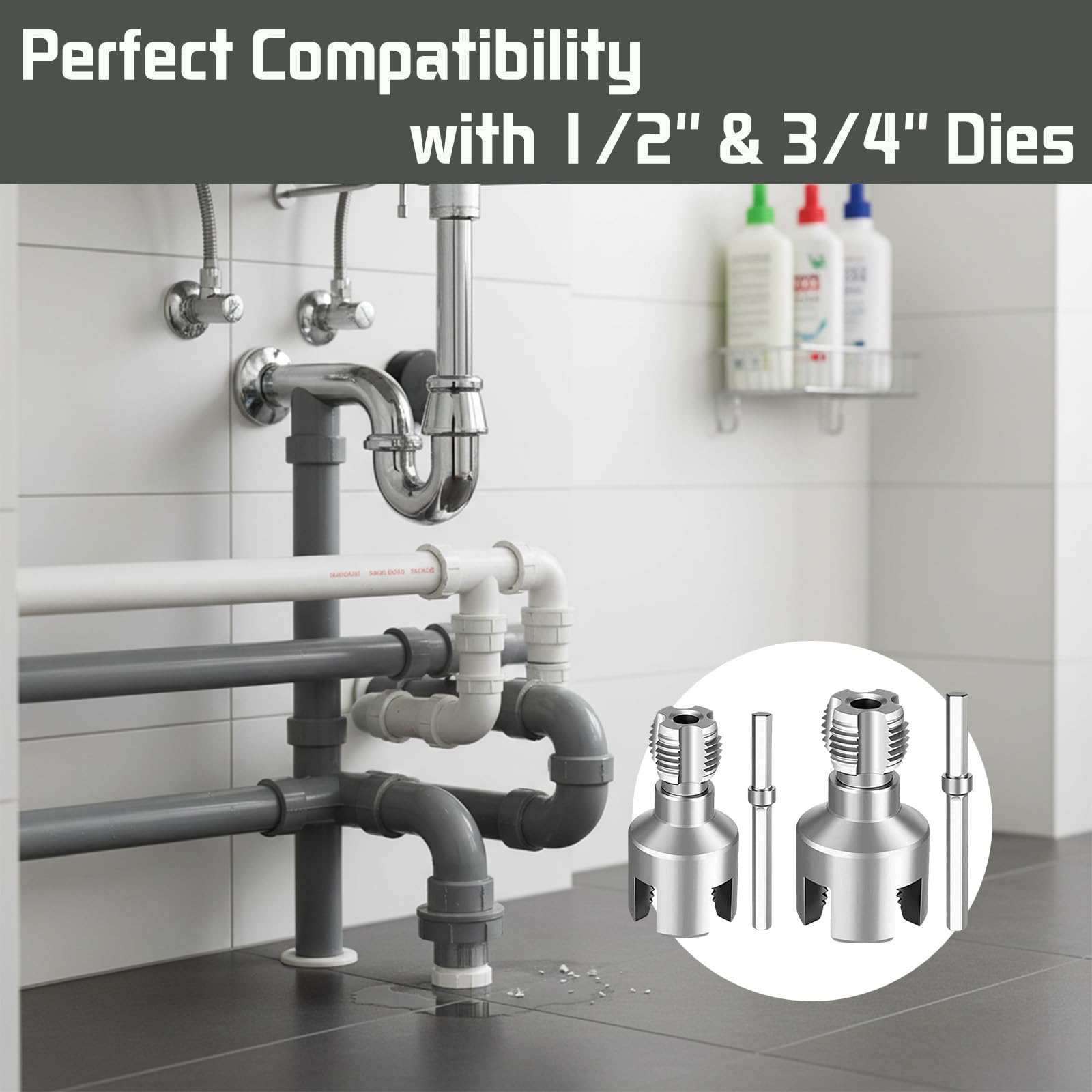 Mroace Integrated Internal & External Pipe Threading Tool