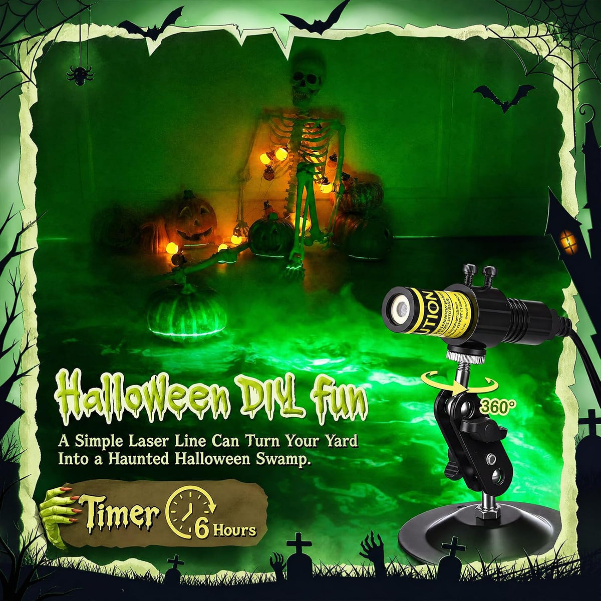 Mroace Laser Halloween Projector