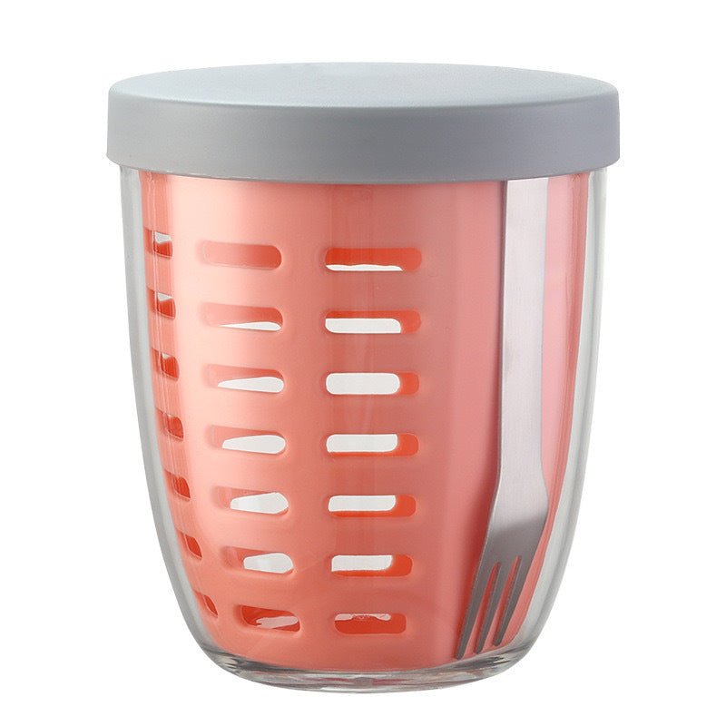 Mroace Leakproof Stackable Salad & Fruit Container