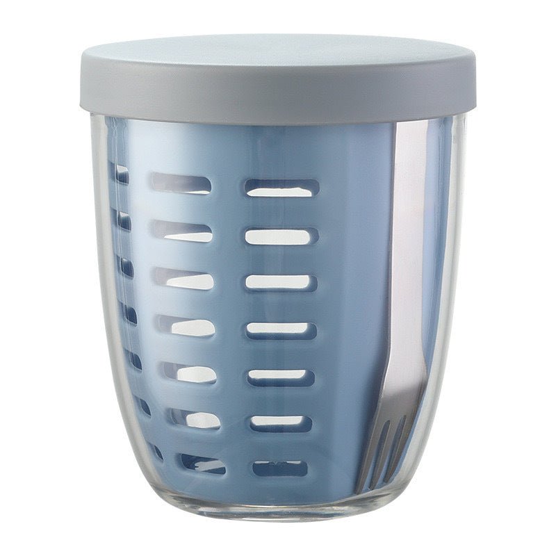 Mroace Leakproof Stackable Salad & Fruit Container