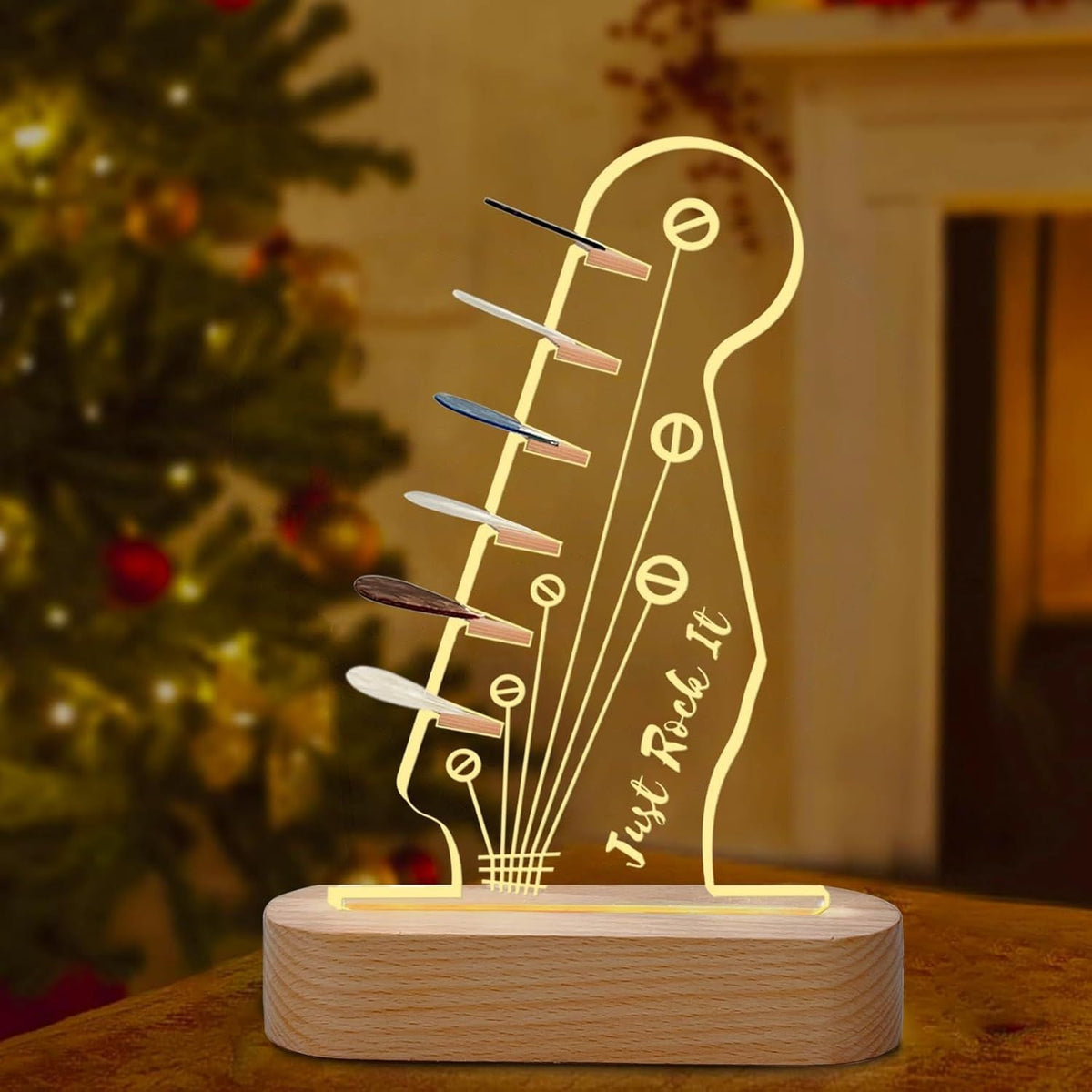 Mroace Light Up Guitar Pick Holder