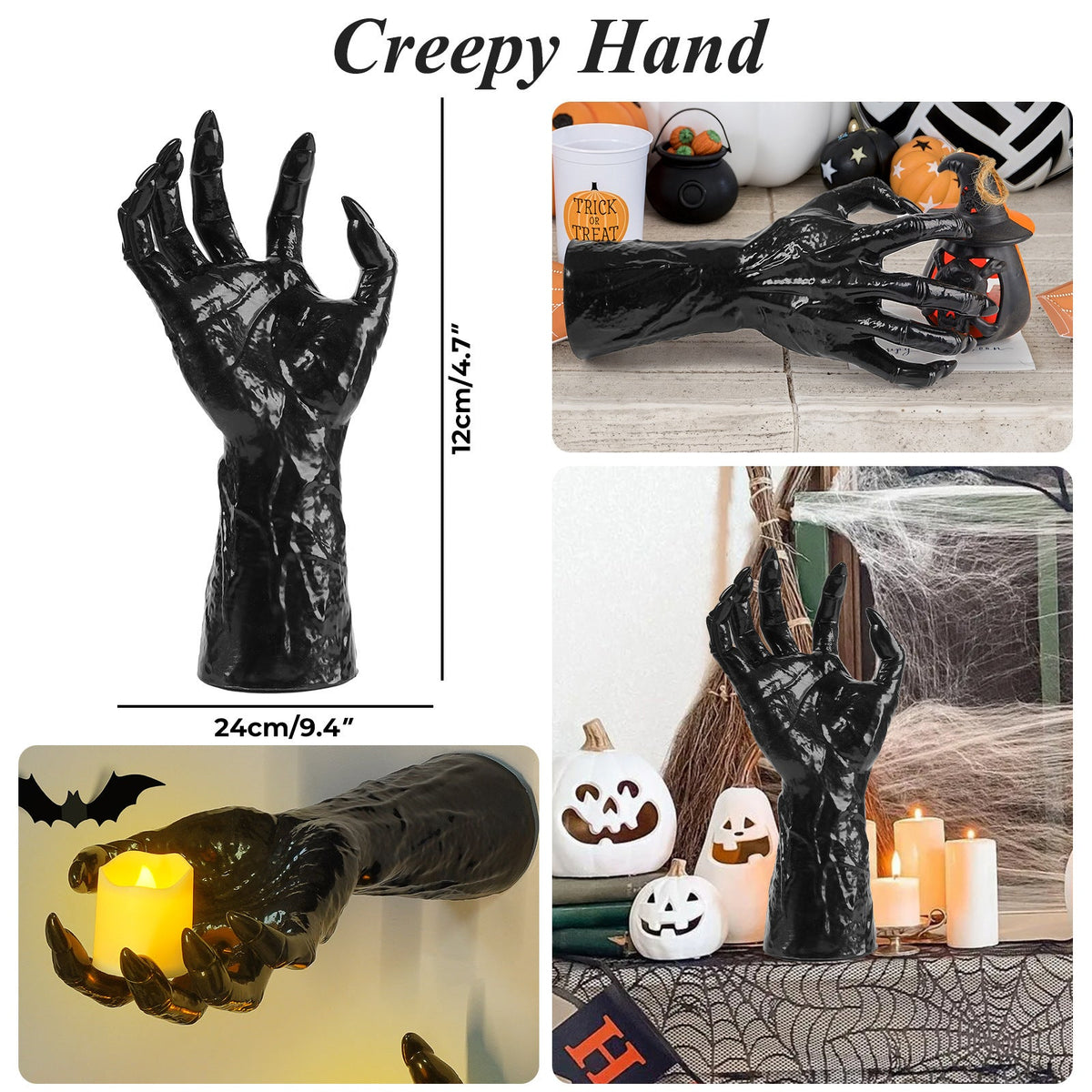 Mroace Lighted Creepy Reaching Hands Halloween Decorations