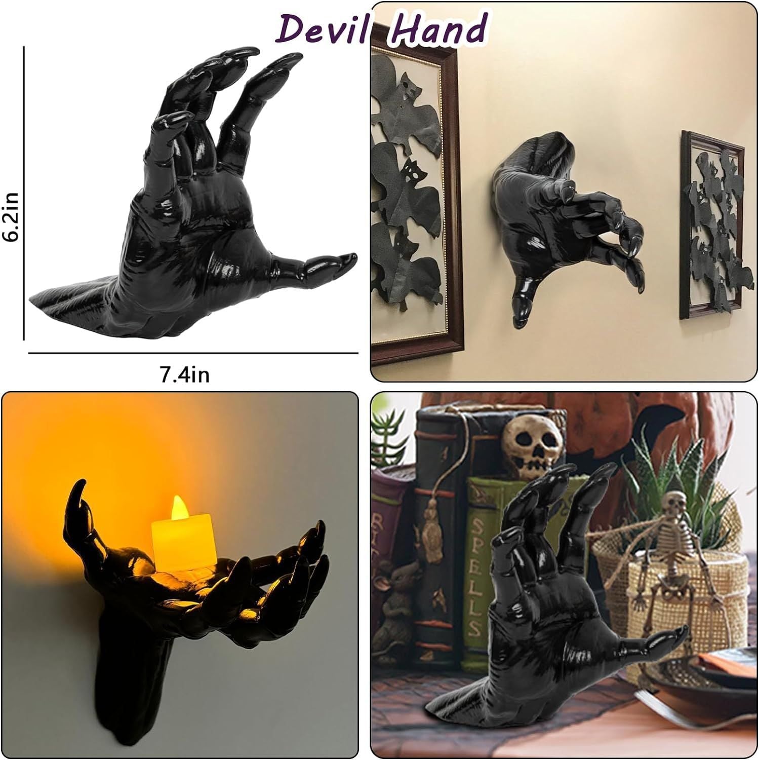 Mroace Lighted Creepy Reaching Hands Halloween Decorations