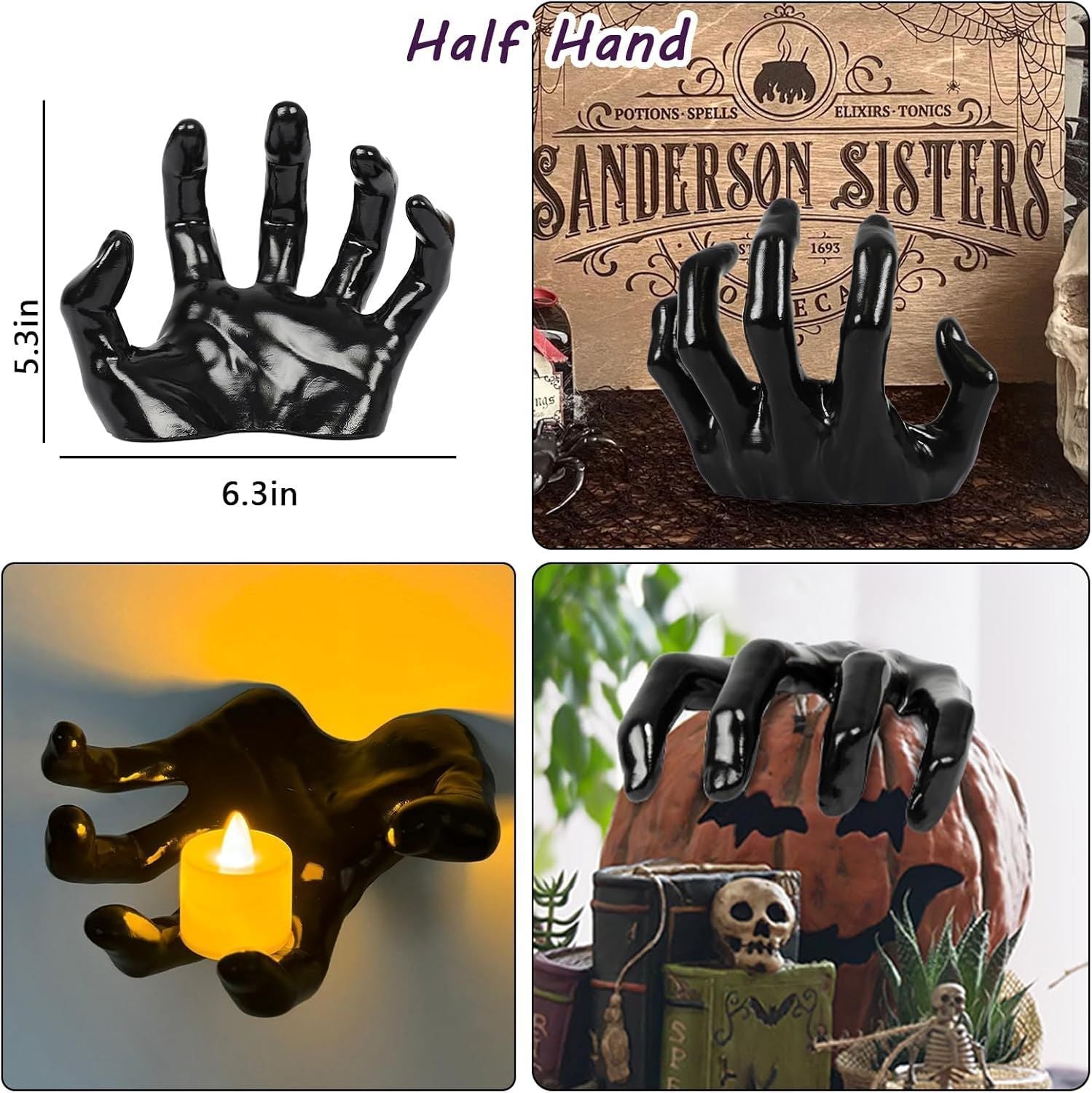 Mroace Lighted Creepy Reaching Hands Halloween Decorations