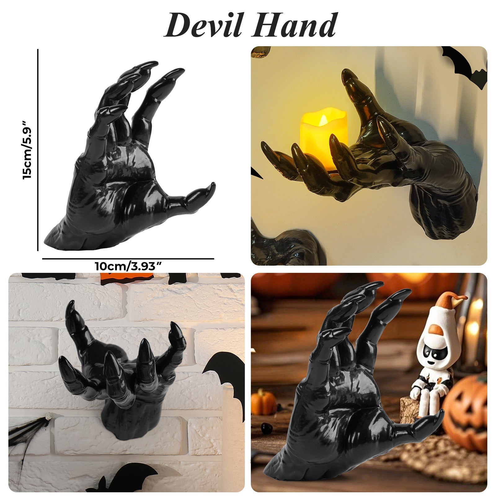 Mroace Lighted Creepy Reaching Hands Halloween Decorations
