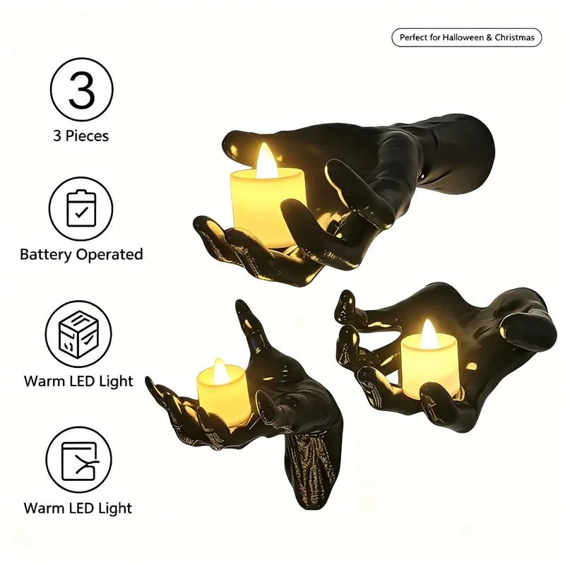 Mroace Lighted Creepy Reaching Hands Halloween Decorations