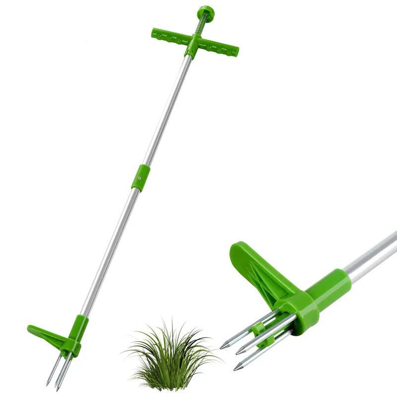 Mroace Long Handle 3-Claw Weed Puller Tool