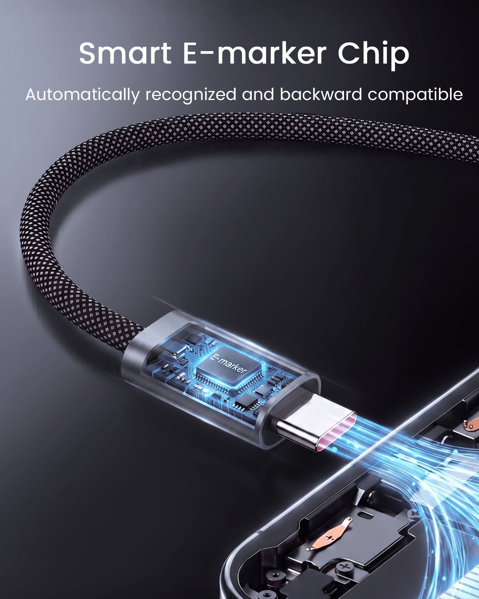 Mroace Magnetic Anti-Tangle Charging Cable