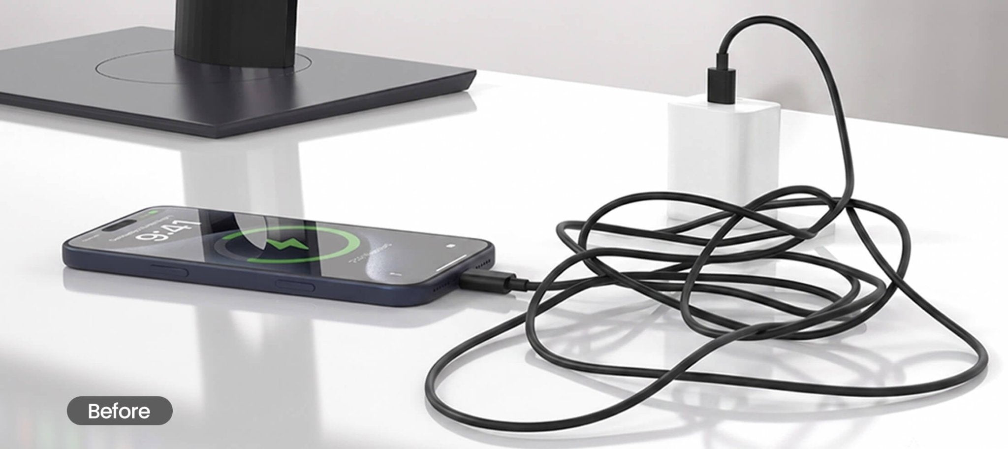 Mroace Magnetic Anti-Tangle Charging Cable