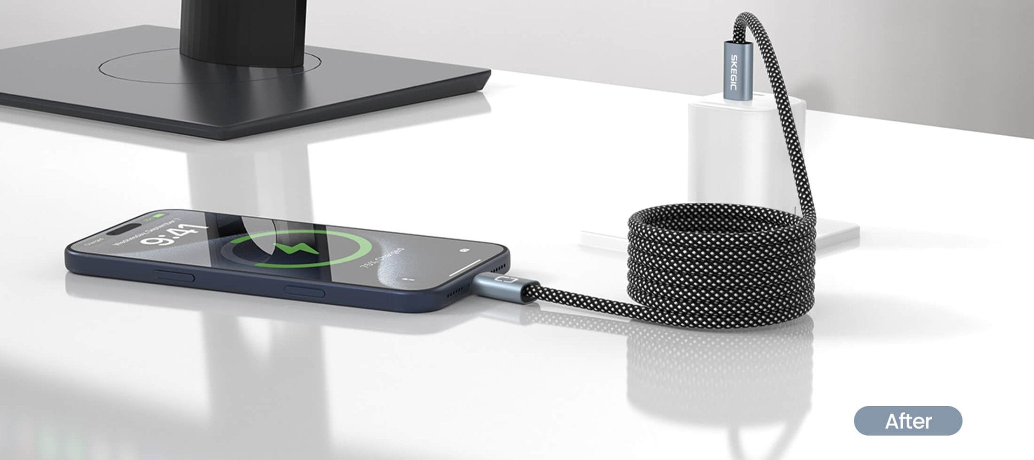 Mroace Magnetic Anti-Tangle Charging Cable