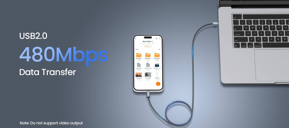 Mroace Magnetic Anti-Tangle Charging Cable