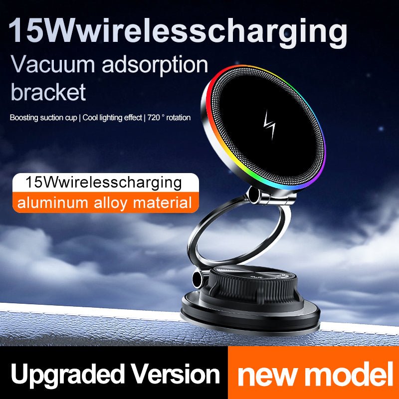 Mroace Magnetic Cooling Wireless Car Charger Mount