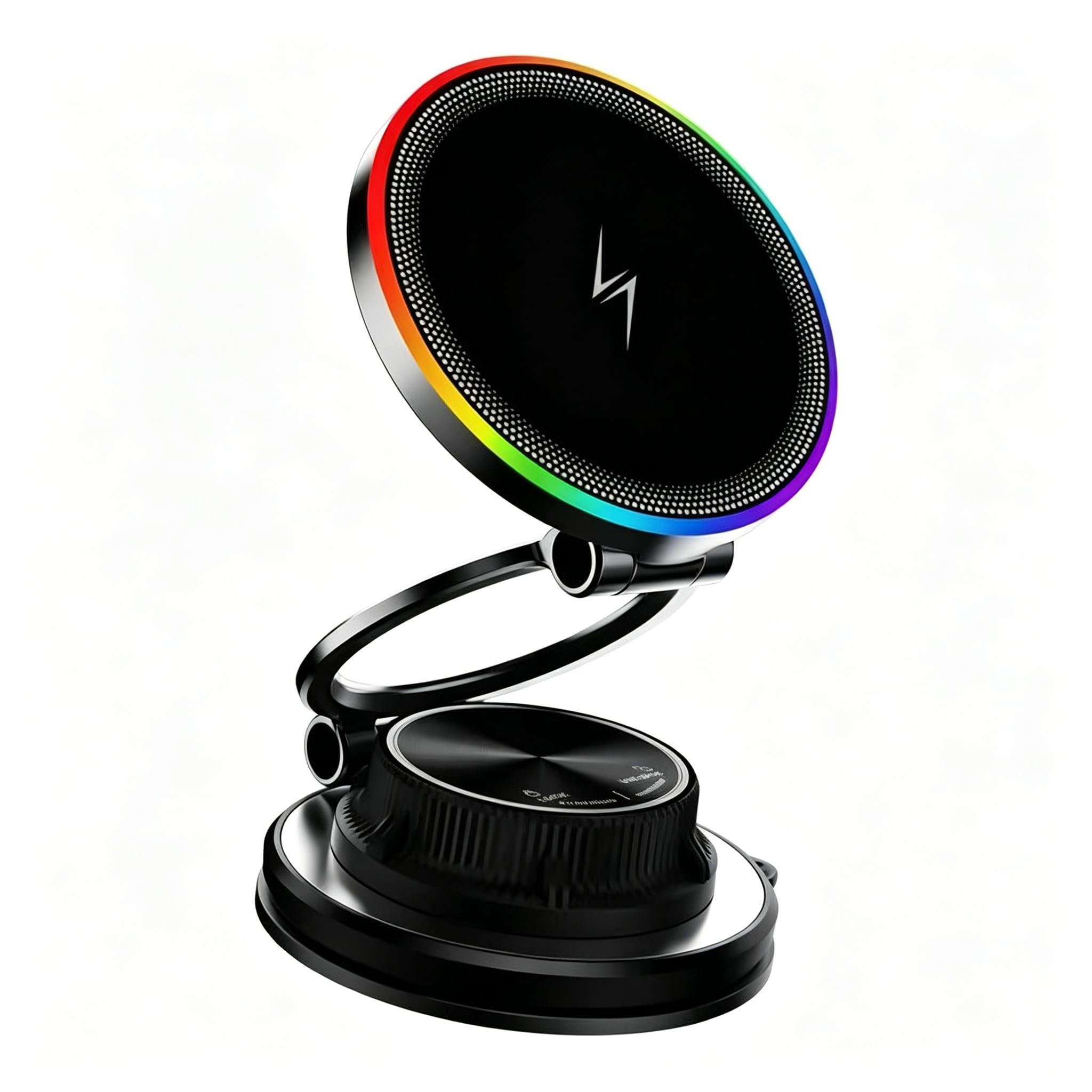 Mroace Magnetic Cooling Wireless Car Charger Mount
