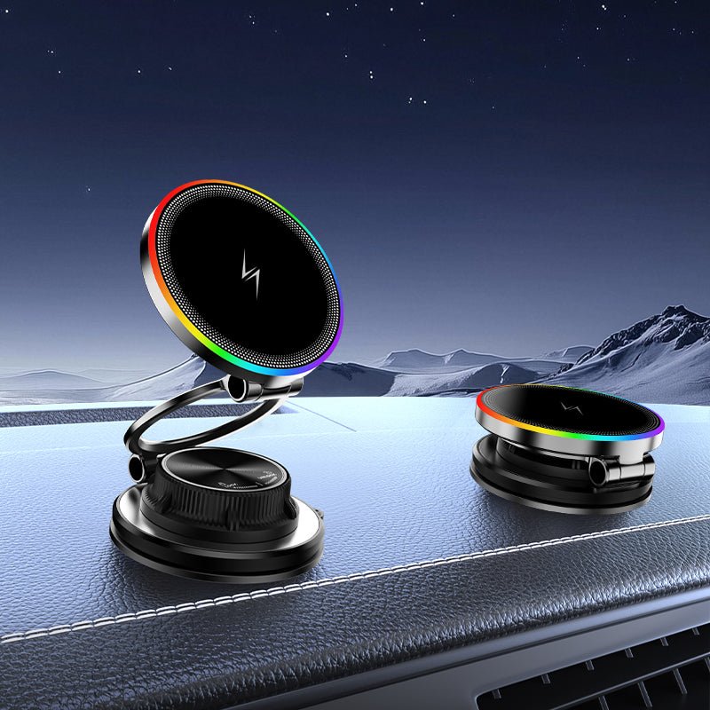 Mroace Magnetic Cooling Wireless Car Charger Mount