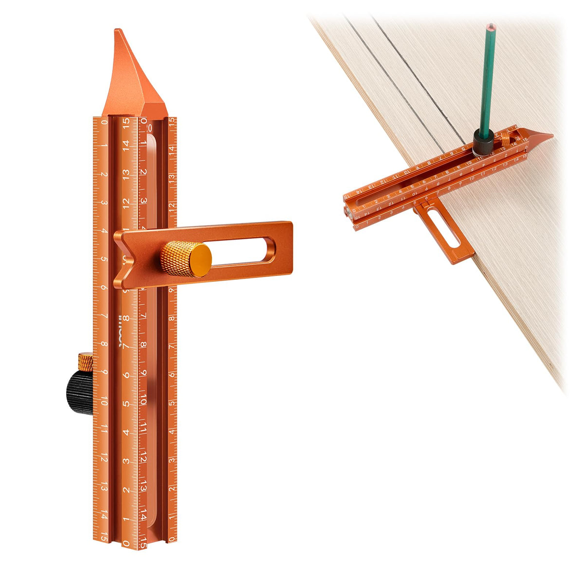 Mroace Magnetic Laser Scale Marking Ruler