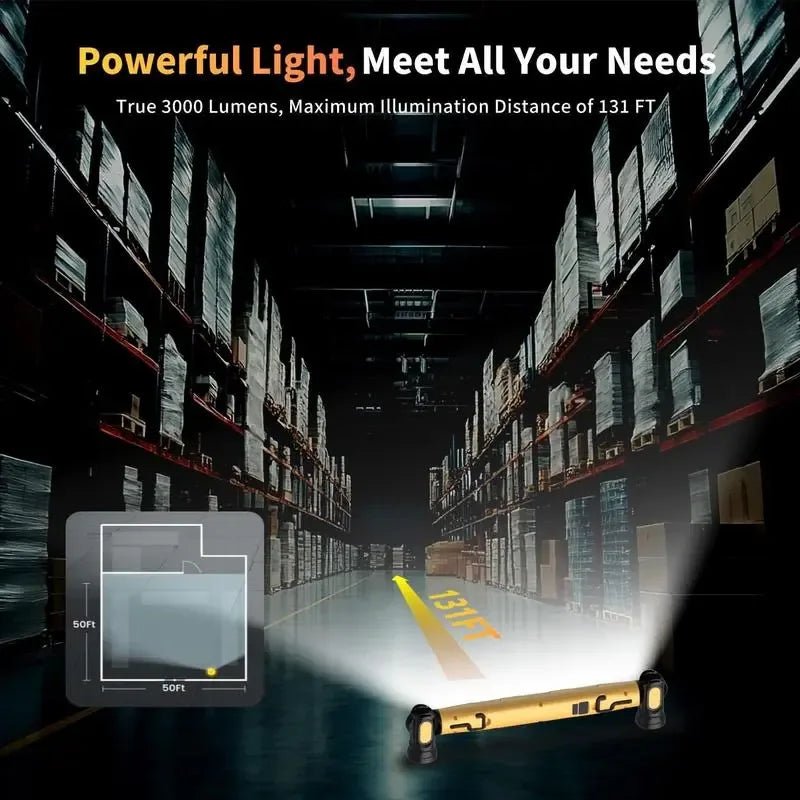 Mroace Magnetic Rechargeable LED Work Light - MROACE