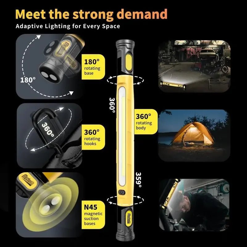 Mroace Magnetic Rechargeable LED Work Light - MROACE