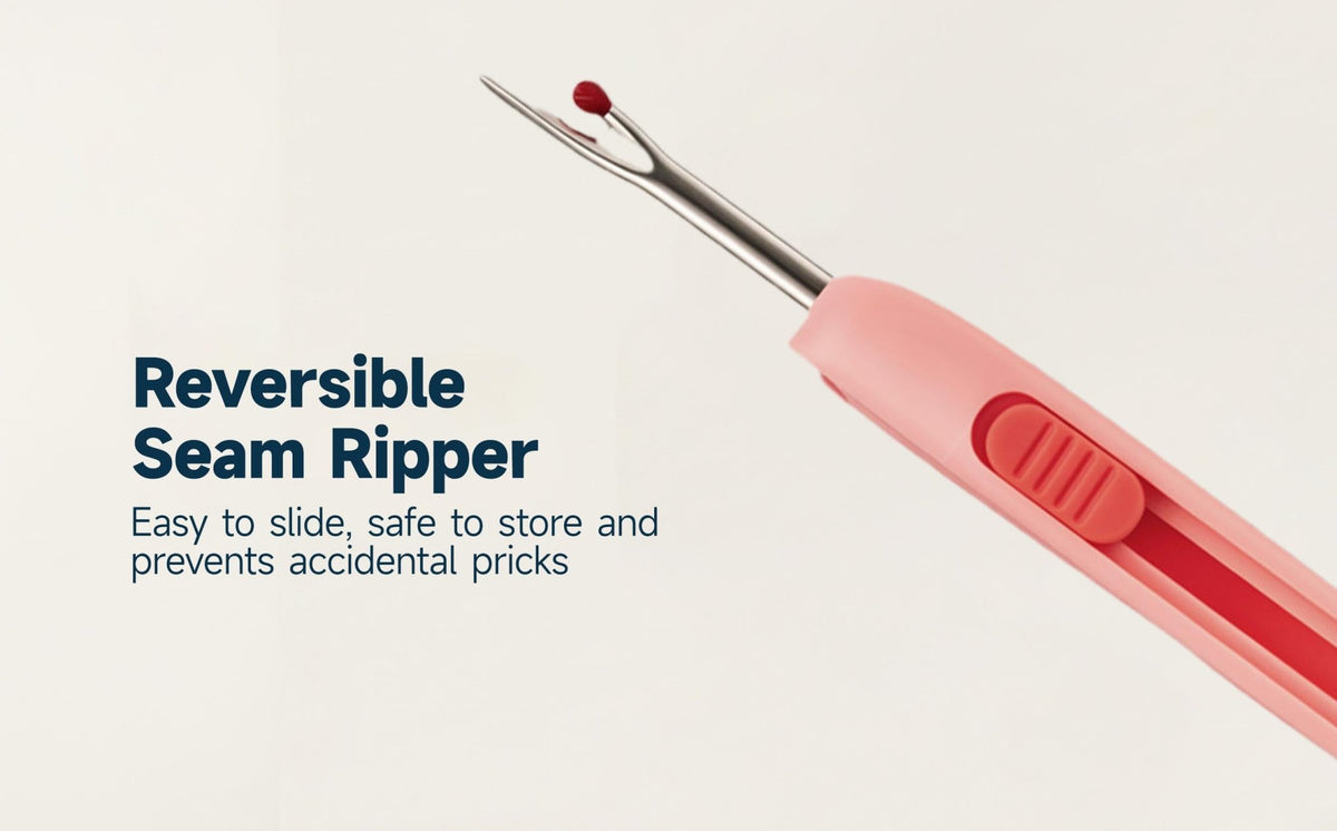 Mroace Magnetic Sewing Machine Seam Guide Tool with Built-In Seam Ripper