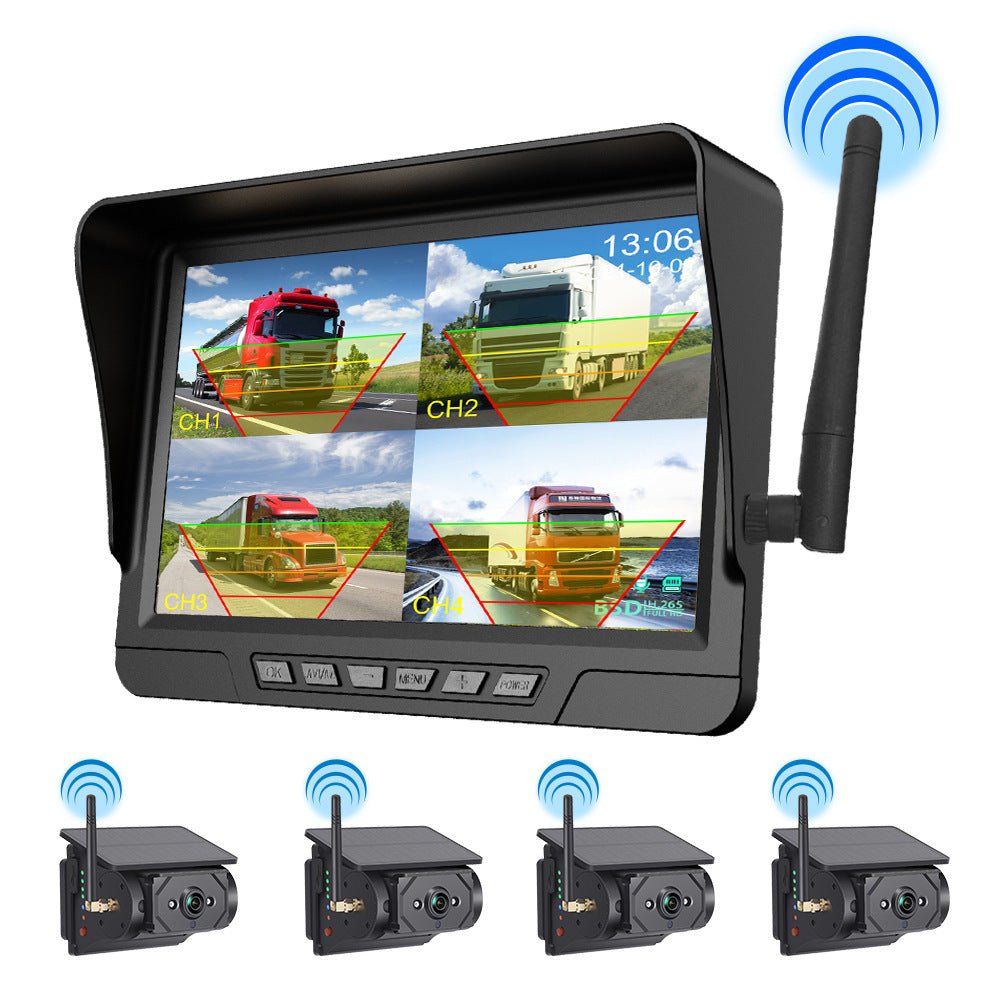 Mroace Magnetic Solar Wireless Backup Camera