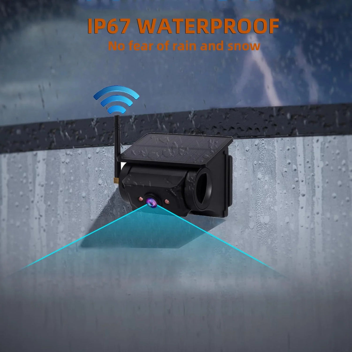🔥Mroace Magnetic Solar Wireless Backup Camera