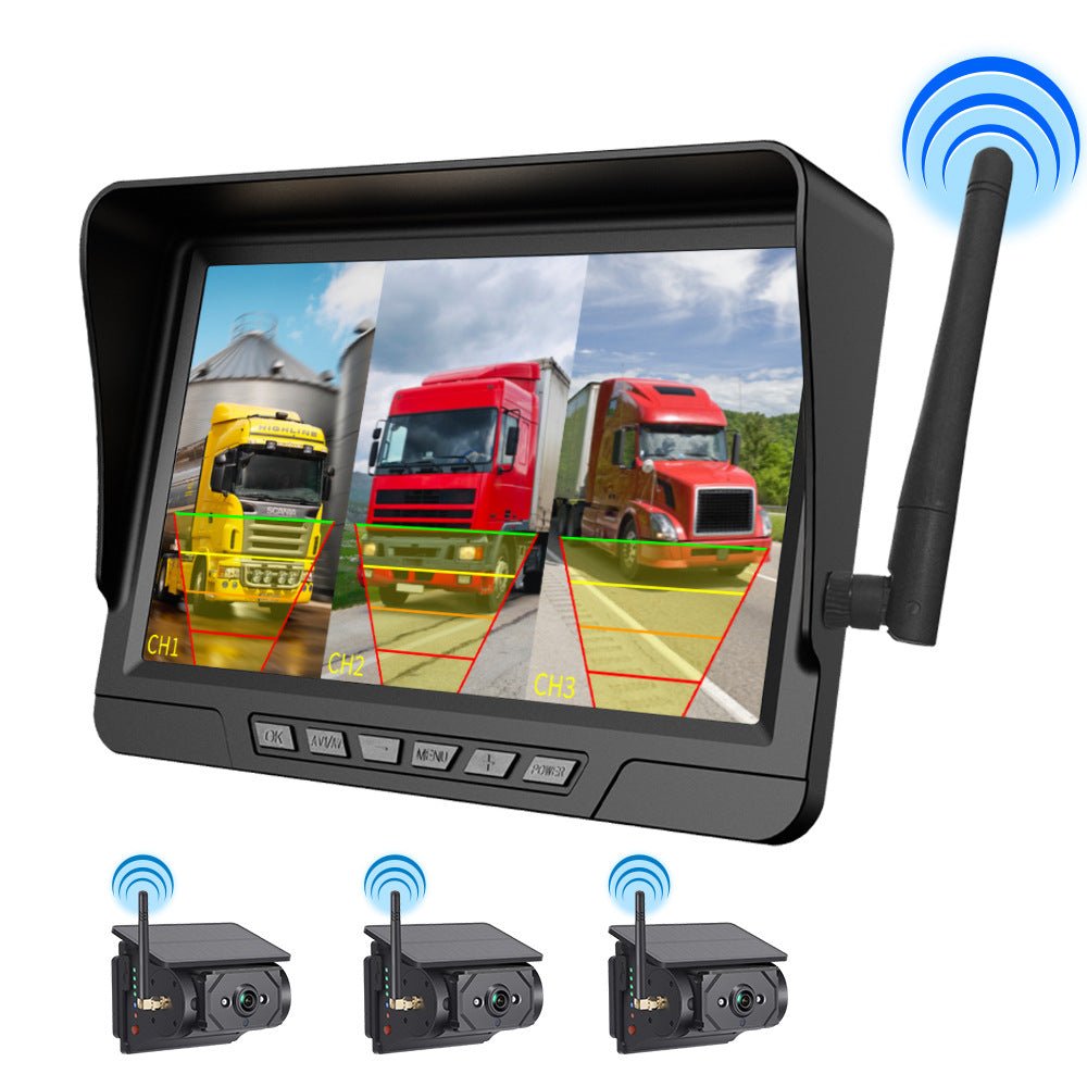 Mroace Magnetic Solar Wireless Backup Camera
