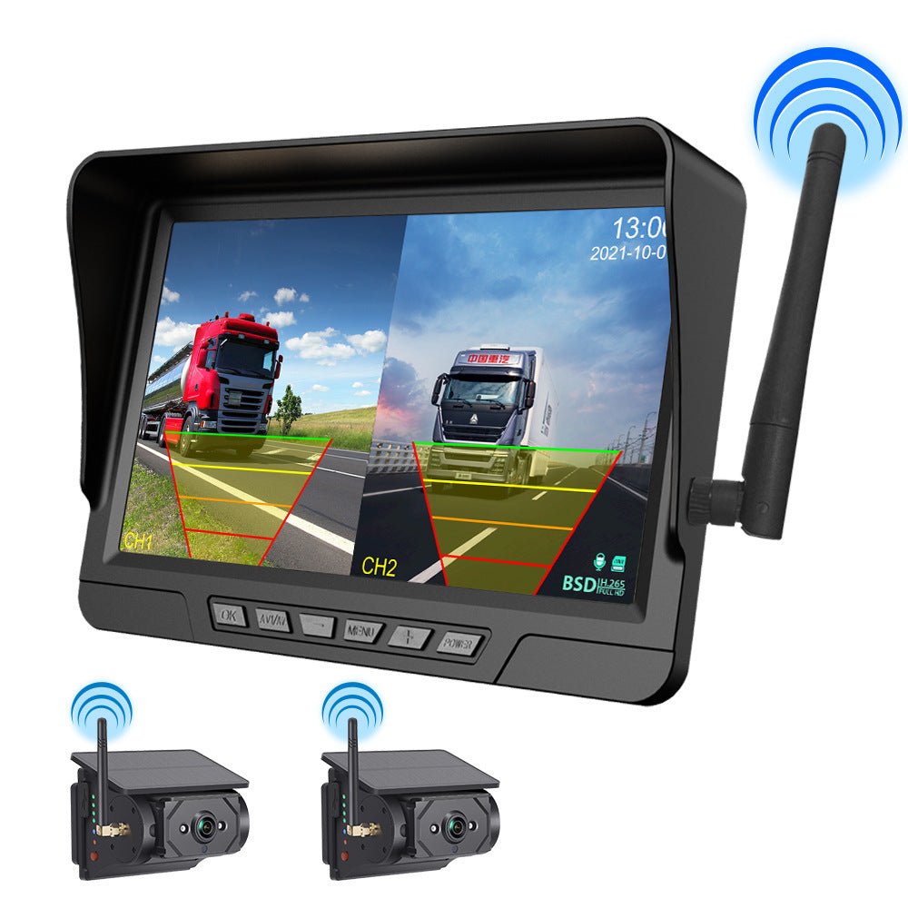 Mroace Magnetic Solar Wireless Backup Camera