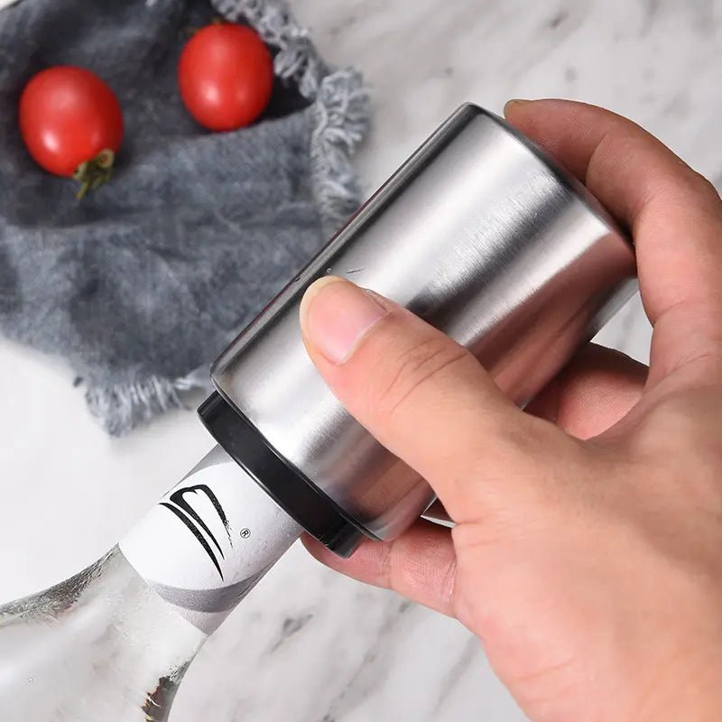 Mroace Magnetic Stainless Steel Push Down Beer Bottle Opener
