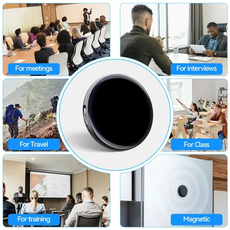 Mroace Magnetic Voice Recorder with HD Noise Reduction and OTG Adapter