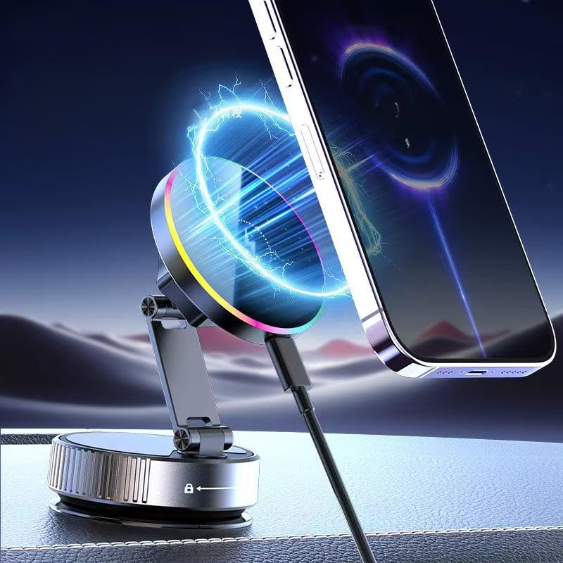 Mroace Magnetic Wireless Charging Car Phone Mount for Chevrolet Corvette Zora 2025 2026