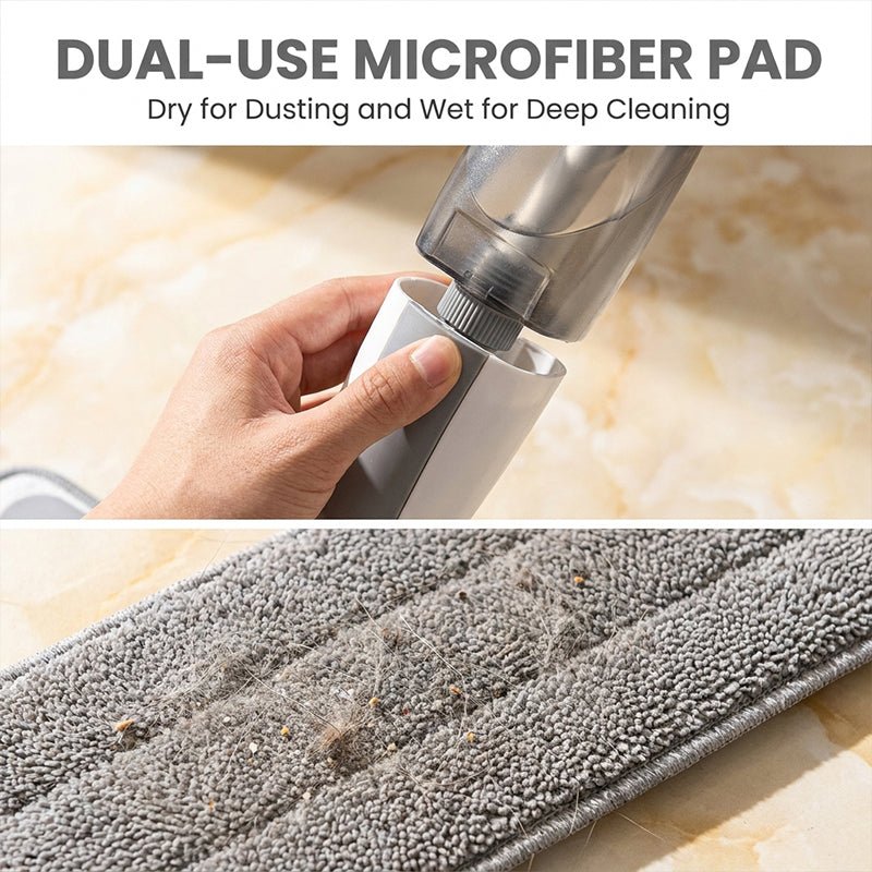 Mroace Microfiber Spray Mop With Washable Pads