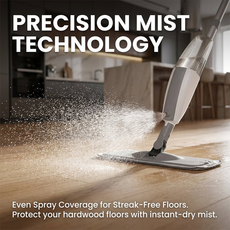 Mroace Microfiber Spray Mop With Washable Pads