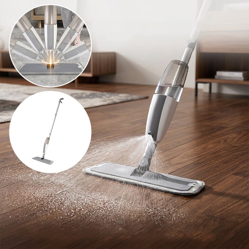 Mroace Microfiber Spray Mop With Washable Pads