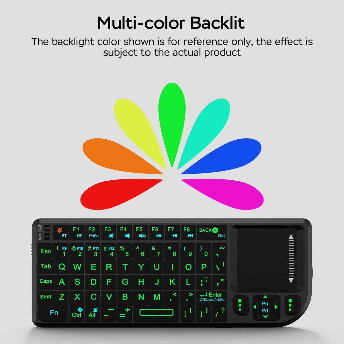 Mroace Mini Bluetooth Keyboard with Touchpad Set