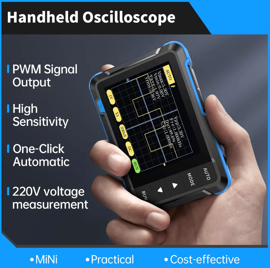 Mroace Mini Handheld Digital Oscilloscope