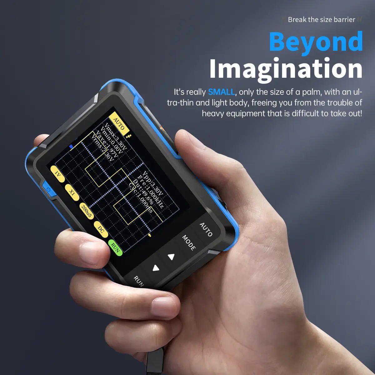 Mroace Mini Handheld Digital Oscilloscope