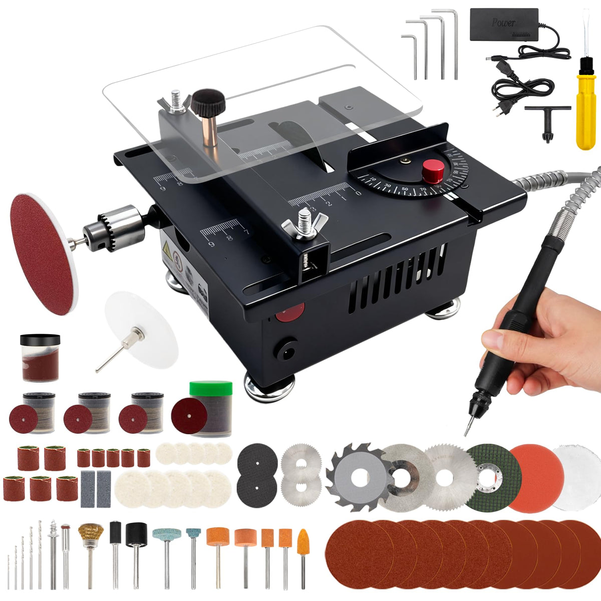 Mroace Mini Multi-Functional Table Saw
