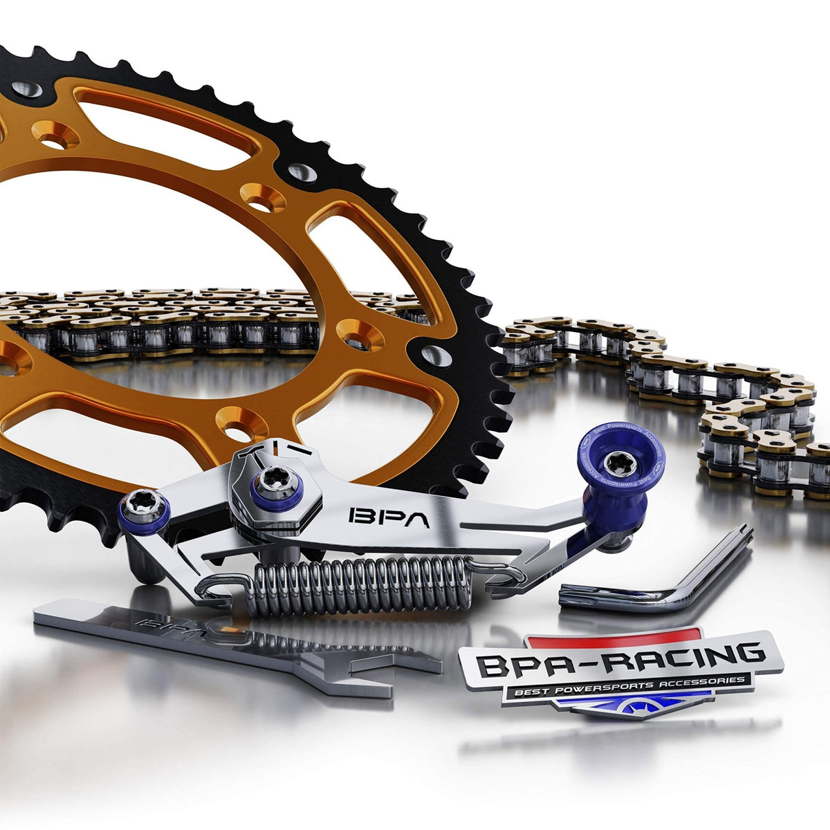Mroace Motorcycle Chain Slack Adjuster Tool for Precise Chain Alignment
