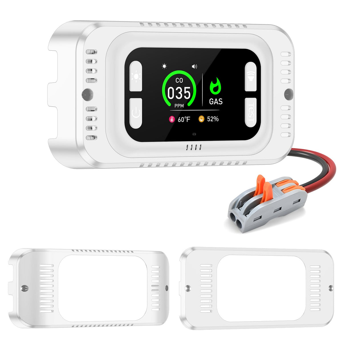 Mroace Multi-Functional Carbon Monoxide Gas Smoke Detector