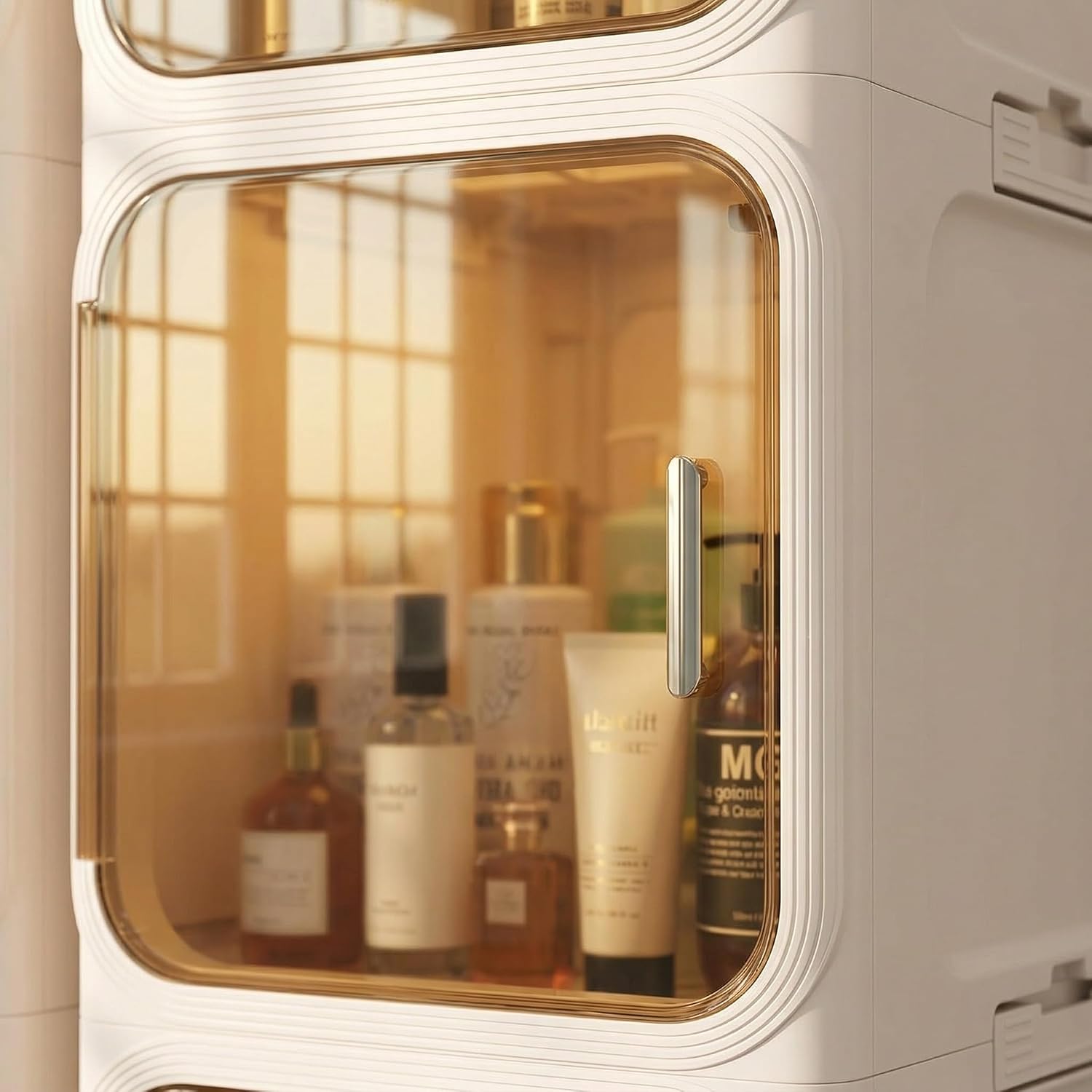 Mroace Multifunctional Foldable Dustproof Gap Storage Cabinet