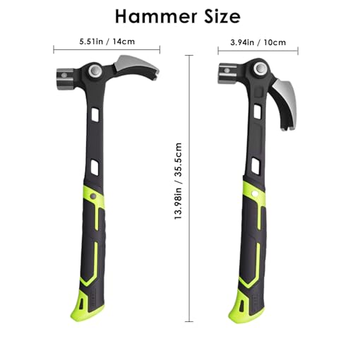 Mroace Multifunctional Magnetic Claw Hammer