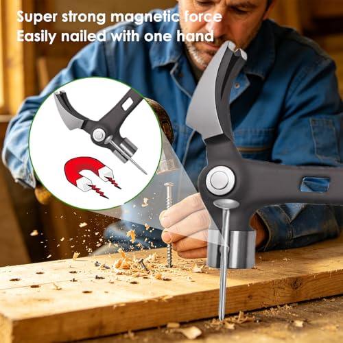 Mroace Multifunctional Magnetic Claw Hammer