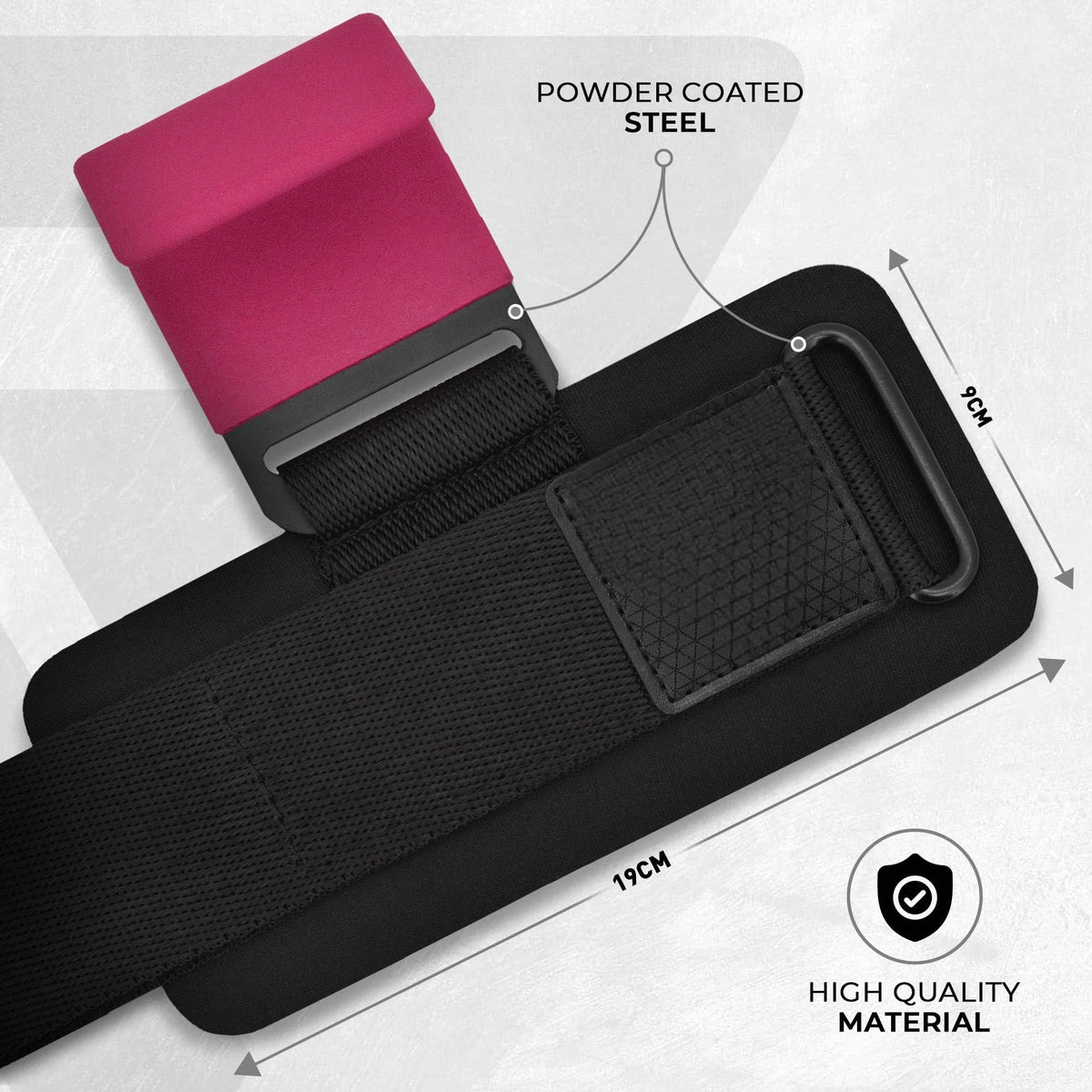 Mroace Neoprene Wrist-Support Weight Lifting Hooks