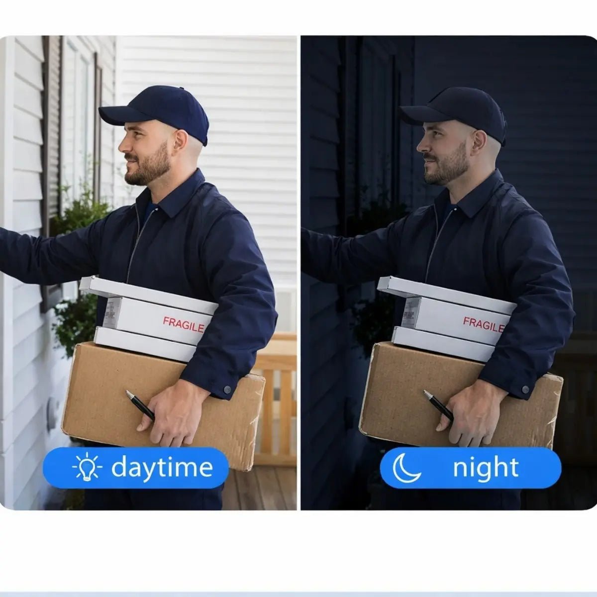 Mroace No WiFi Video Doorbell with Screen