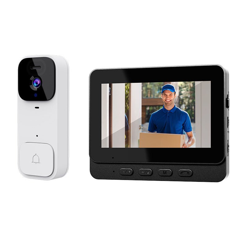 Mroace No WiFi Video Doorbell with Screen